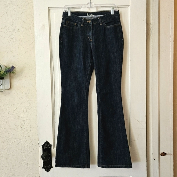 Boden Denim - Boden Women's Mid-Rise Flare Jeans Size 8R, Dark Wash